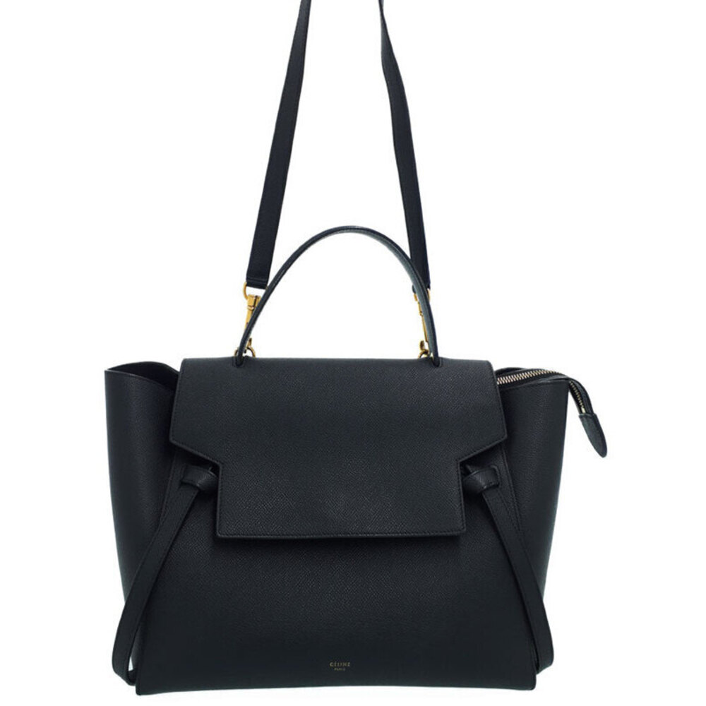 Celine Belt Bag 2way Crossbody Grained Calfskin Leather
